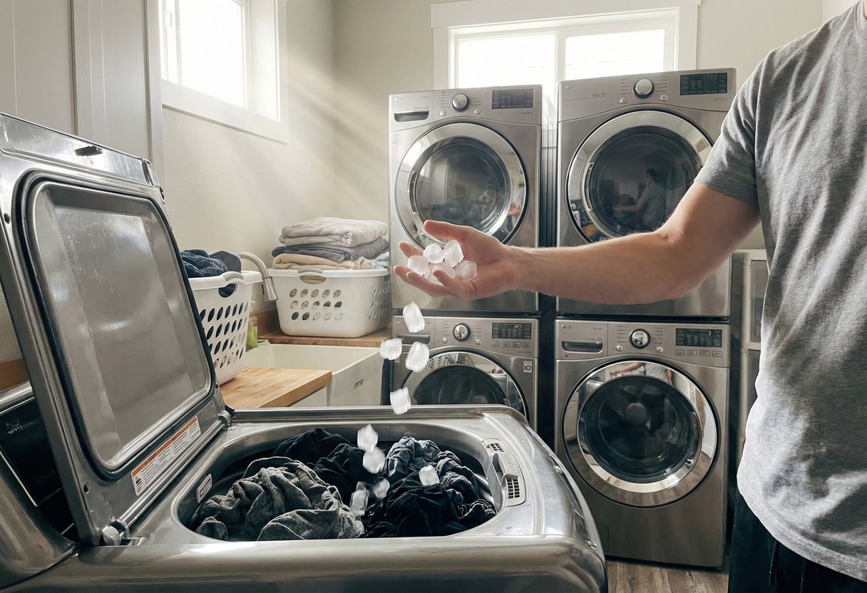 No More Ironing Ice Cubes In The Dryer Can Effortlessly Smooth Clothes