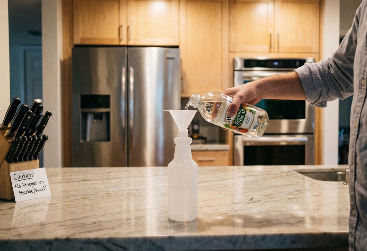 White Vinegar The Surfaces To Avoid Cleaning At All Costs To Prevent Damage To Your Home